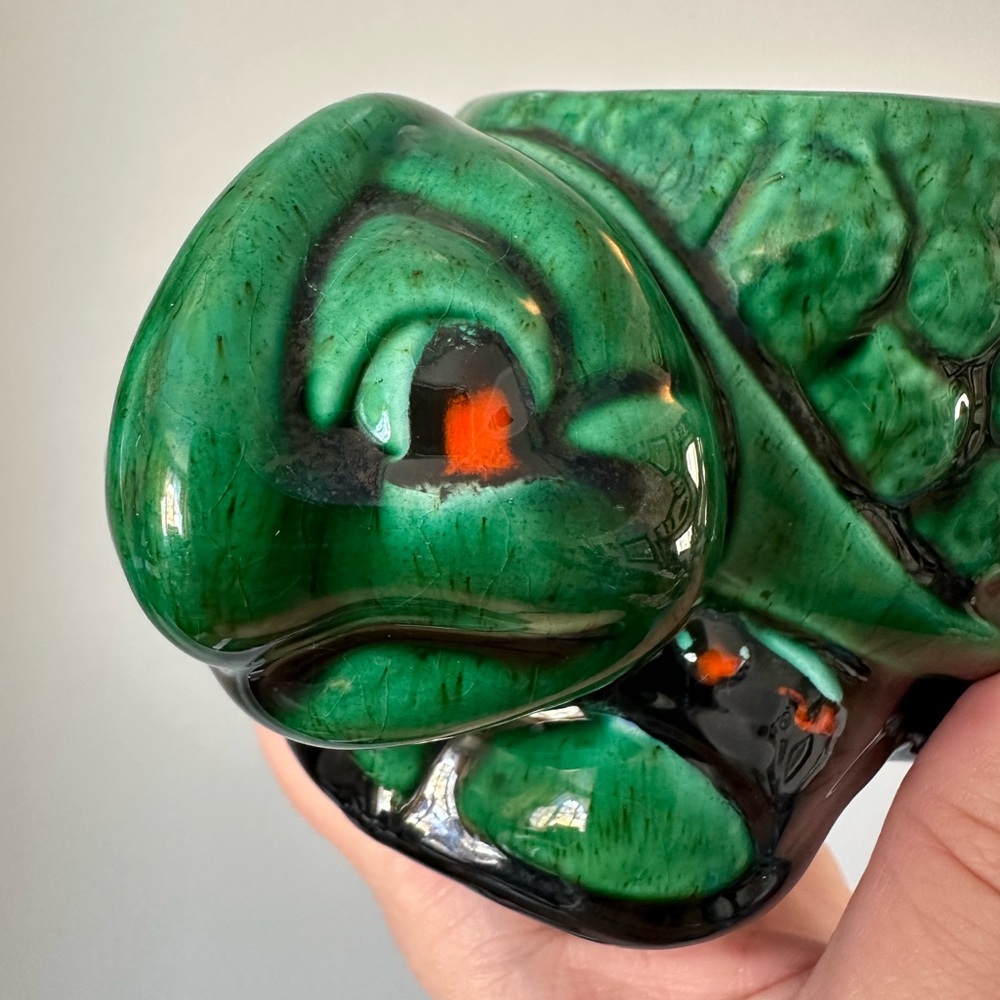 The cutest Vintage turtle planter